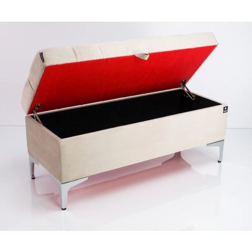 Kufer Pikowany CHESTERFIELD  Beż / Model Q-1 Rozmiary od 50 cm do 200 cm